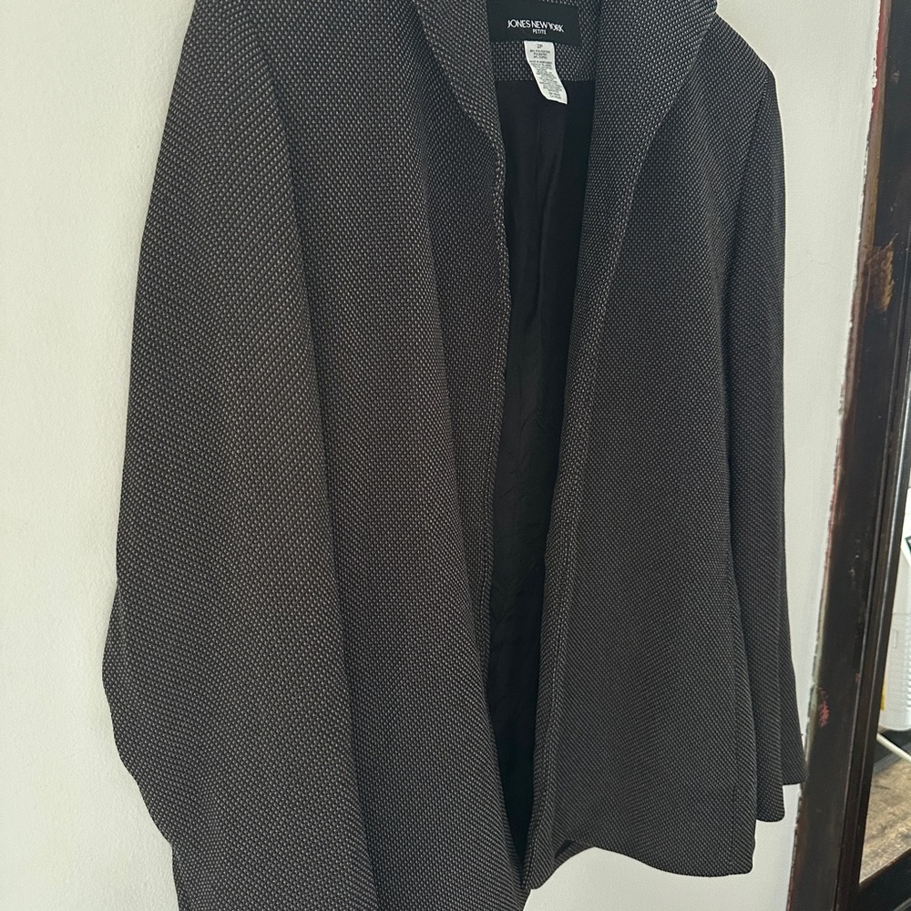 Jones New York Women's Gray Blazer - Picture 4 of 5